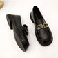 Retro Thick-soled PU Soft-soled Loafers Shoes