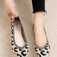 Trendy Original Leopard woven Flat Shoes
