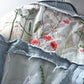 Retro Loose Hollow Hole Embroidered Denim Jacket