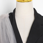 Mesh Stitching Irregular Vest Blazer