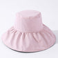 Casual Solid Color Sun-Protection Bucket Hat