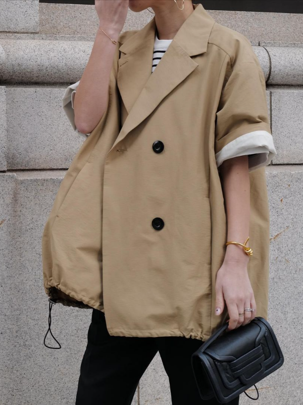 Fashion Casual Half Sleeve Blazer Outwear