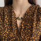 Vintage Stylish Geometric The Cross Leaves Necklaces