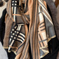Personality Warm Striped Knitting Scarf