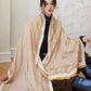 Vintage Printed Houndstooth Tasseled Shawl&Scarf