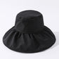 Casual Solid Color Sun-Protection Bucket Hat