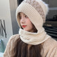 Casual Jacquard 7 Colors Scarf&Hat Set