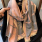 Animal Print Tasseled Imitation Cashmere Shawl Scarf