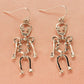 Halloween Pumpkin Skeleton Bat Earrings