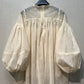 Pleated Translucent Top + Suspenders