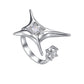 Original Irregular Star Shape Open Ring