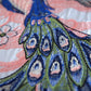 Embroidered Peacock A-Line Shirt Top