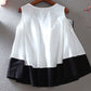 Loose Ruffle A-Line Sleeveless Shirt Blouse