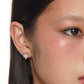 Heart Shape Synthetic Opal Necklace Stud Earrings Ring Ear Clip