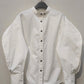 Balloon Sleeve Stand Collar Shirt Top
