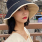 Color Matching Sun-Protection Big-Brim Fisherman Hat