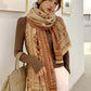 Imitation Cashmere Printed Tasseled Shawl Scarf