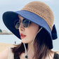 Stylish Vacation Bow-Embellished Splicing Fisherman Hat