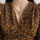 Vintage Stylish Geometric The Cross Leaves Necklaces