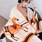 Personality Warm Cartoon Print Shawl&Scarf