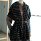 Vintage Thicken Plaid Tasseled Scarf