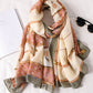 Printed Warm Sun-Proof Silk Scarf