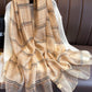 Personality Warm Striped Plaid Scarf