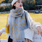 Stylish Leopard 4 Colors Warm Knitting Scarf Shawl