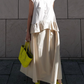 Fashion Sleeveless Round Neck Panel Long Dress