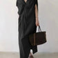 Loose Chic Pleated Front And Rear Dress