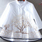 Fashion Cotton Embroidered Original A-line Shirt Blouse