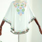 Fashion Half Sleeve Batman Shirt Embroidered Fringe Top