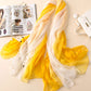 Original Gradient Split-Joint Shawl&Scarf