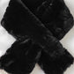 Stylish Warm Imitation Rabbit Wool Solid Color Scarf