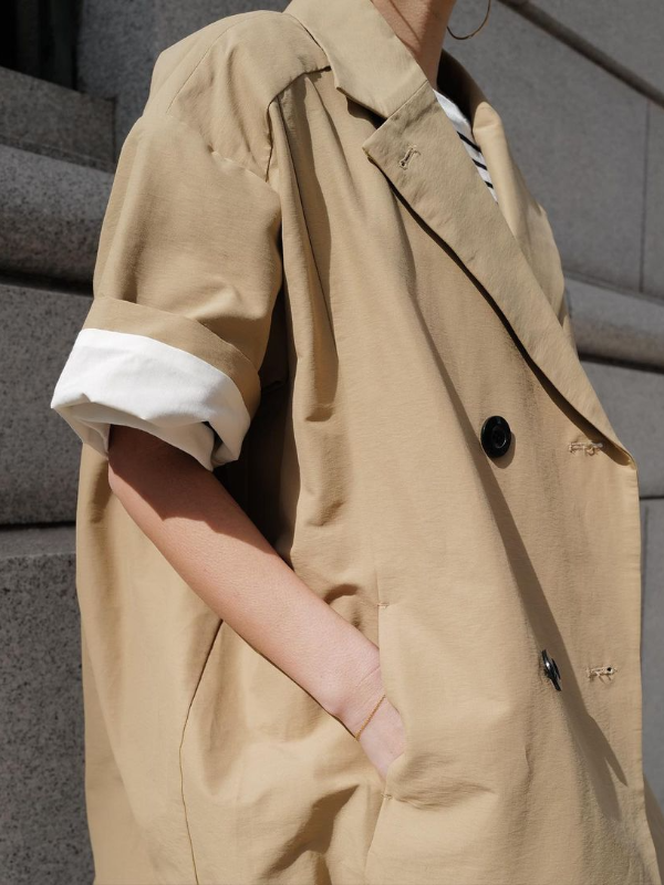 Fashion Casual Half Sleeve Blazer Outwear