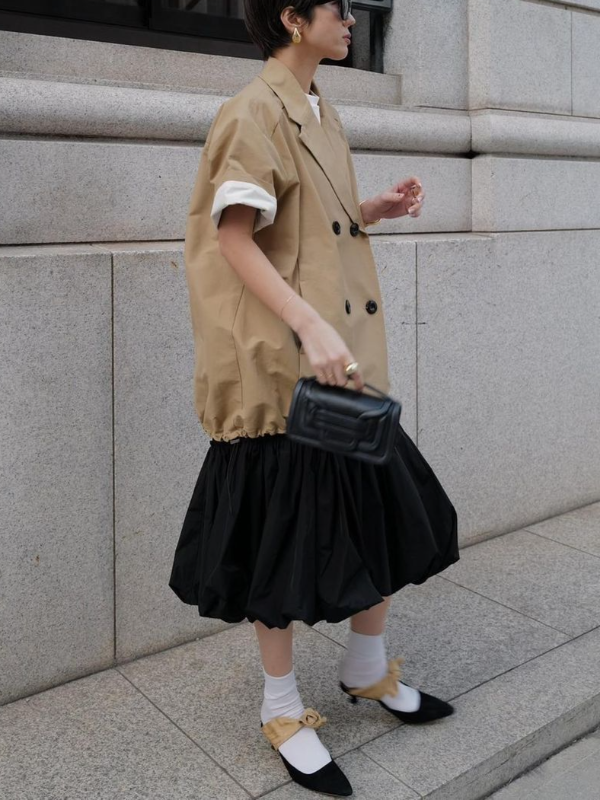 Fashion Casual Half Sleeve Blazer Outwear