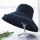 Simple 6 Colors Big Brim Sun Protection Fisherman Hat