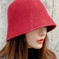 Warm Personality Solid Bucket Hat