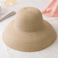 Leisure Long-Brim Sun-Protection Straw Hat