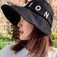 Leisure Letter Print Sun-Protection Empty Top Caps