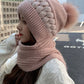 Casual Jacquard 7 Colors Scarf&Hat Set