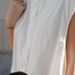 Fashion Sleeveless Round Neck Panel Long Dress