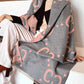 Original Warm Letter Print Shawl&Scarf