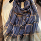 Personality Warm Striped Plaid Scarf