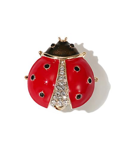 Flamingo Bee Pretty Brooch
