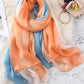 Original Gradient Split-Joint Shawl&Scarf