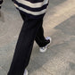 Stylish Selection Loose Wide Leg Solid Color Pants