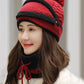 Personality Warm Knitting Hat+Scarf+Mask Set