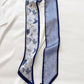 Original Floral Printed Hair Band&Silk Scarf