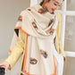 Urban Imitated Cashmere Feather Printed Shawl&Scarf